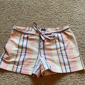 Size XS elastic waist tie shorts